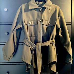 Olive, Size M (fits oversized), Brand “Shinestar”